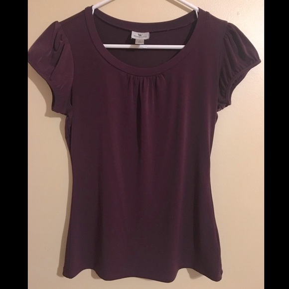 Worthington Stretch Casual Dress Top - Picture 1 of 6